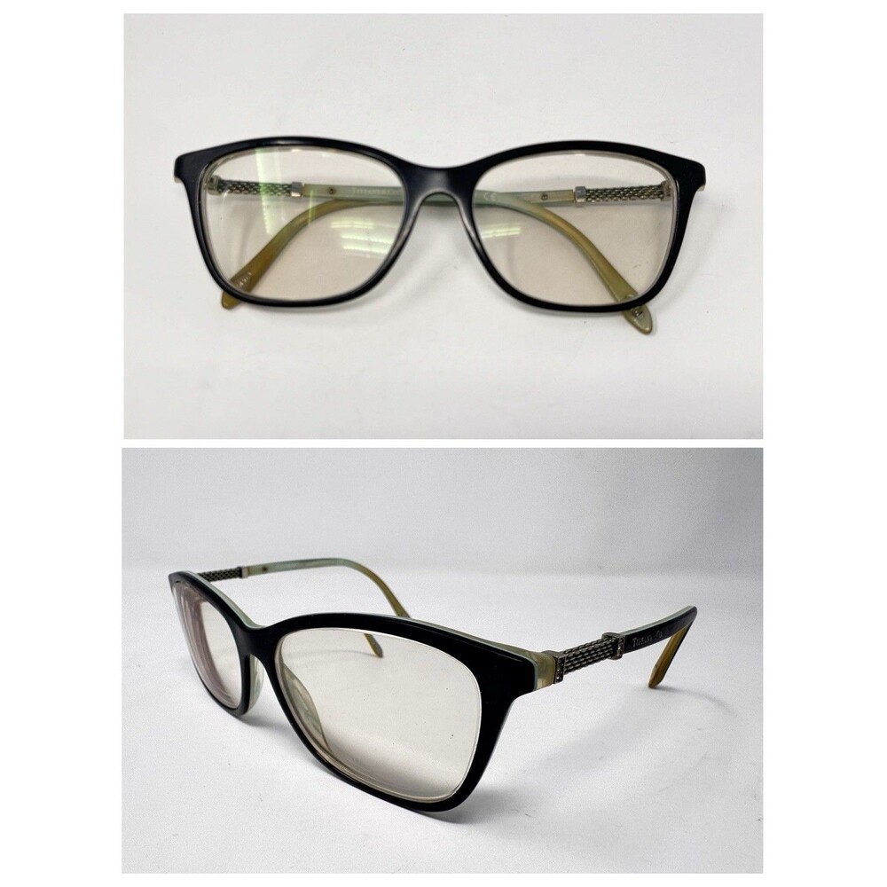 Tiffany & Co TF2116-B 8193 Eyeglass Frames Only 53-16-140 Black Turquoise Italy